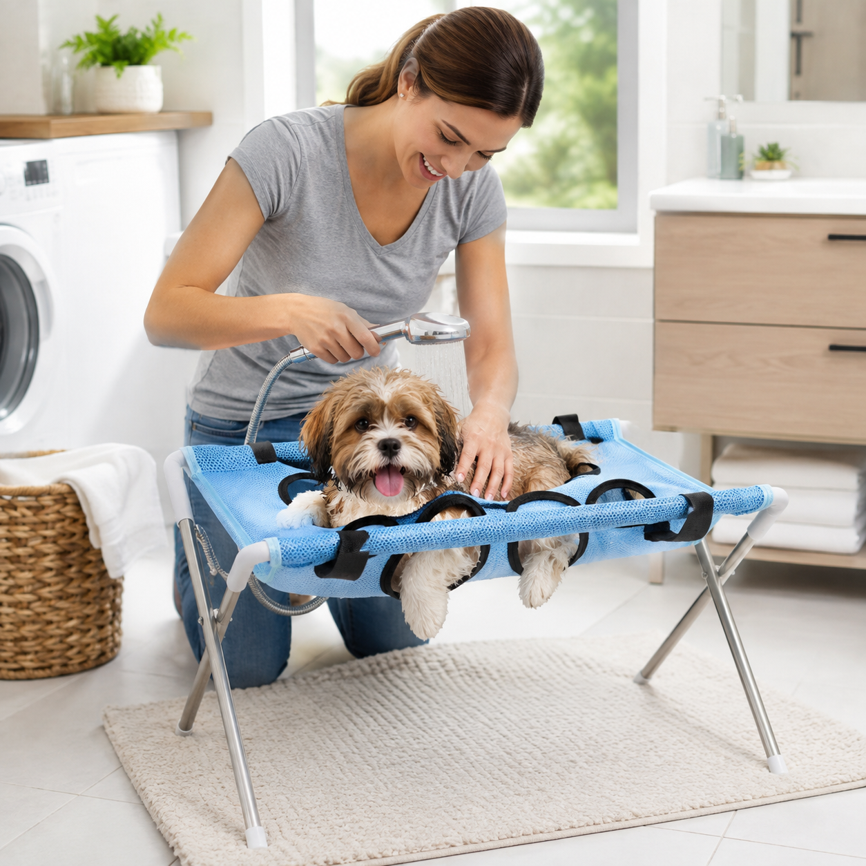 Portable Pet Grooming Hammock