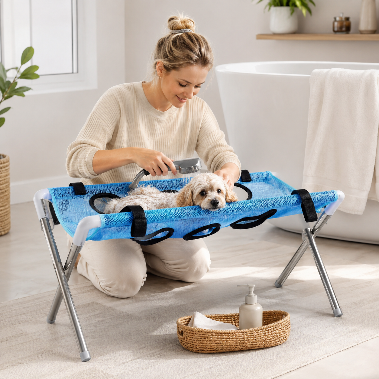 Portable Pet Grooming Hammock