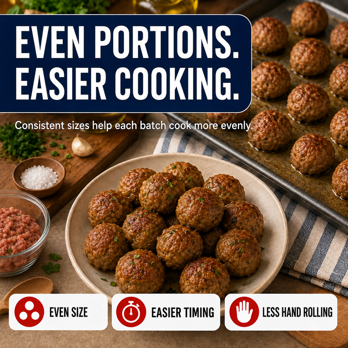 🎉Buy More Get More Free🔥Stainless Steel Meatball Press