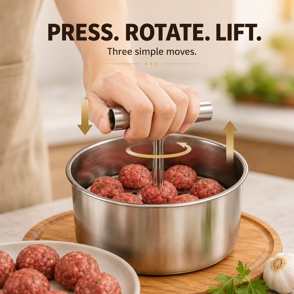 🔥Limited Time 50% OFF🎉Stainless Steel Meatball Press.