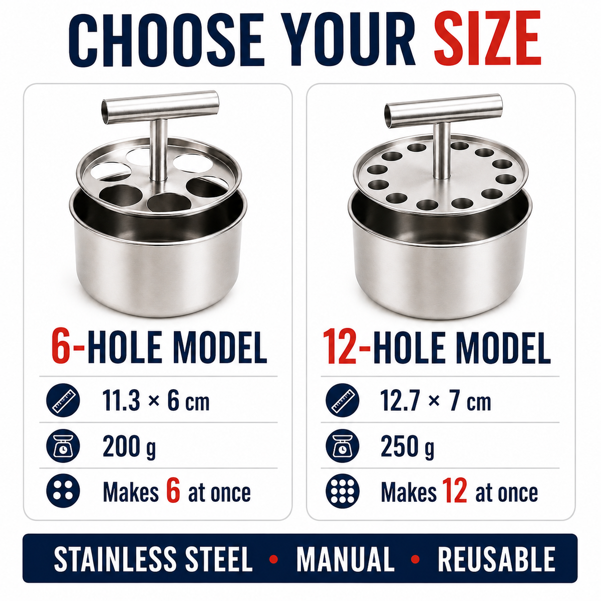 🎉Buy More Get More Free🔥Stainless Steel Meatball Press