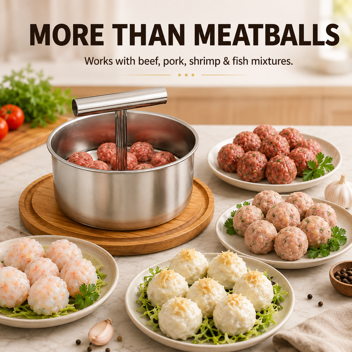 🔥Limited Time 50% OFF🎉Stainless Steel Meatball Press.
