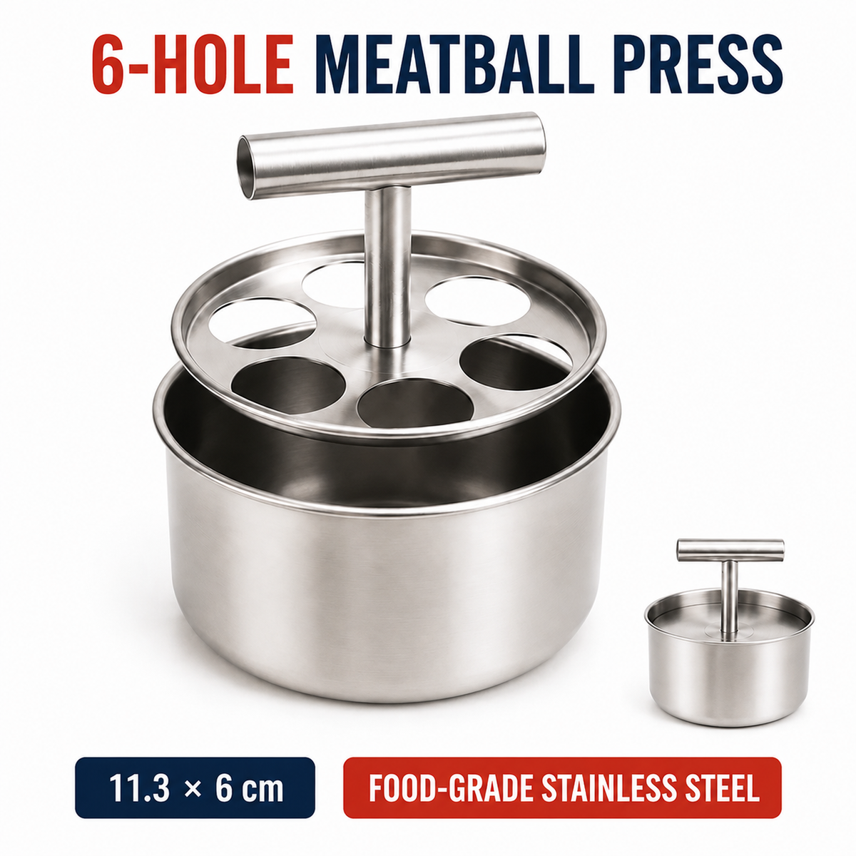 🎉Buy More Get More Free🔥Stainless Steel Meatball Press