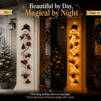 ⏳ Last Day 38% OFF – 🎄 Light-Up Christmas Door Hanger | Features 6 festive illuminated designs that cast a warm glow, combining 3D detailing with a space-saving vertical profile ✨
